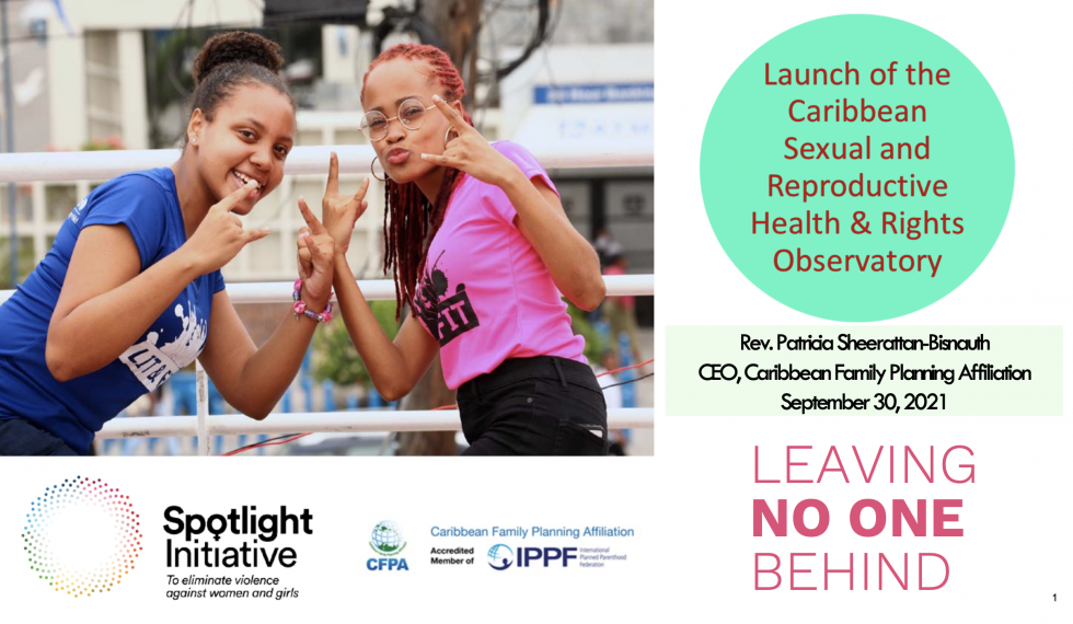 The Launch the Caribbean Sexual and Reproductive Health & Rights Observatory