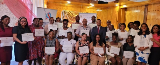 Thirty-Three Programme Planners and Health Care Service Providers Graduate from Clinical Management of HIV Programme