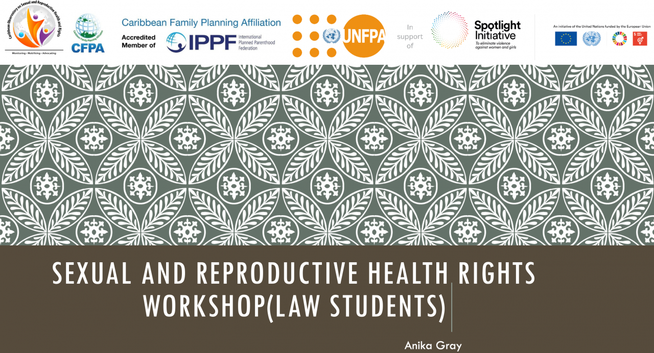 Sexual And Reproductive Health Rights Workshop Csos Caribbean Srhr