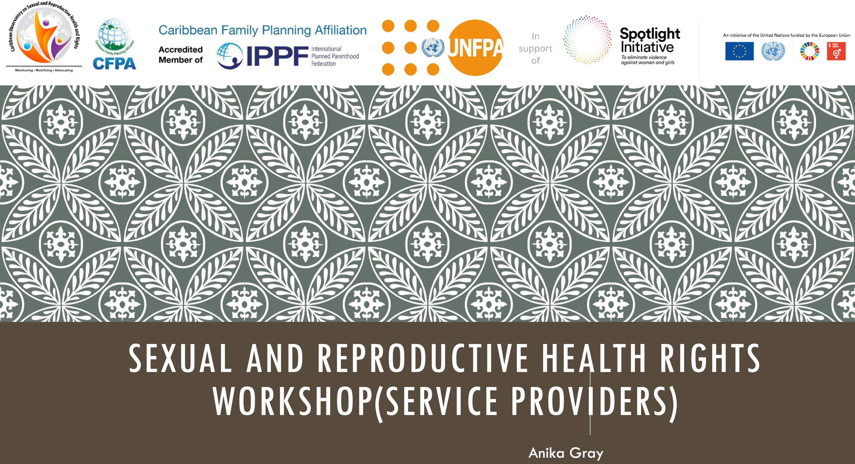 Sexual And Reproductive Health Rights Workshop (Service Providers)